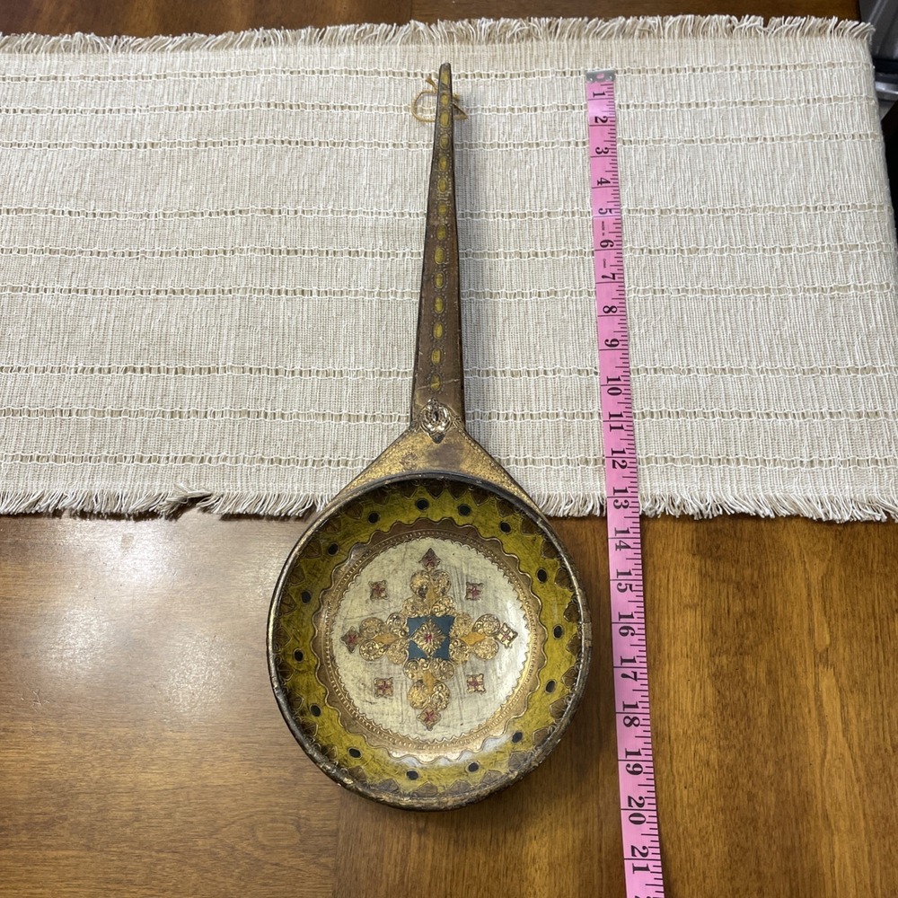 VTG‎ Florentine Gilt Decorative Wooden Laddle 1950-1960